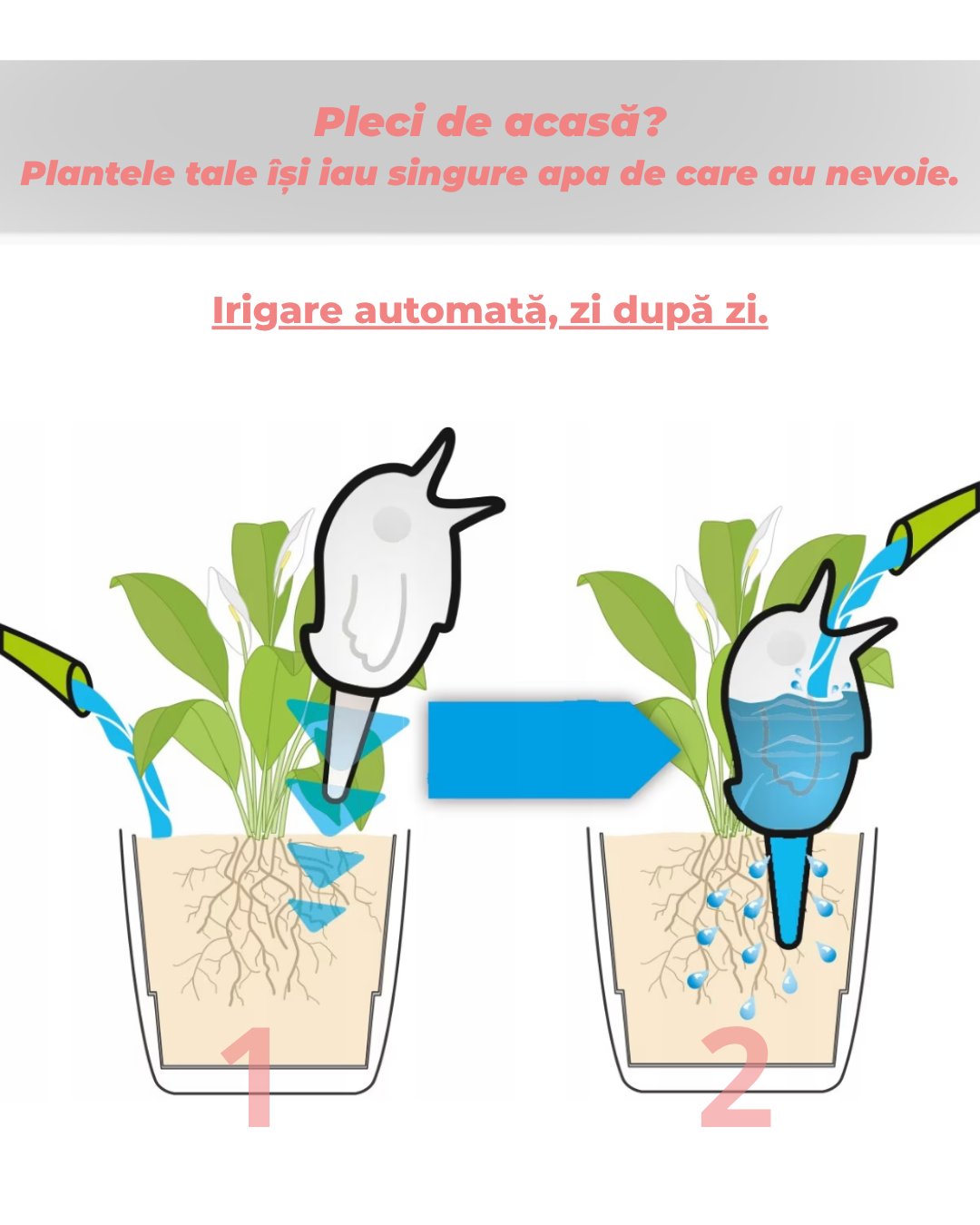 Irigator cu udare lenta