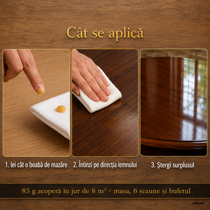 Ceară de albine pentru lemn