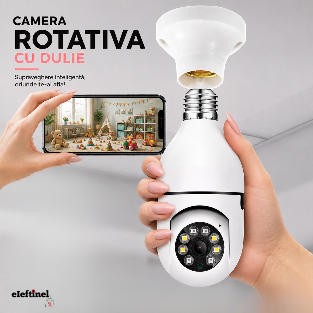 Cameră rotativă cu dulie