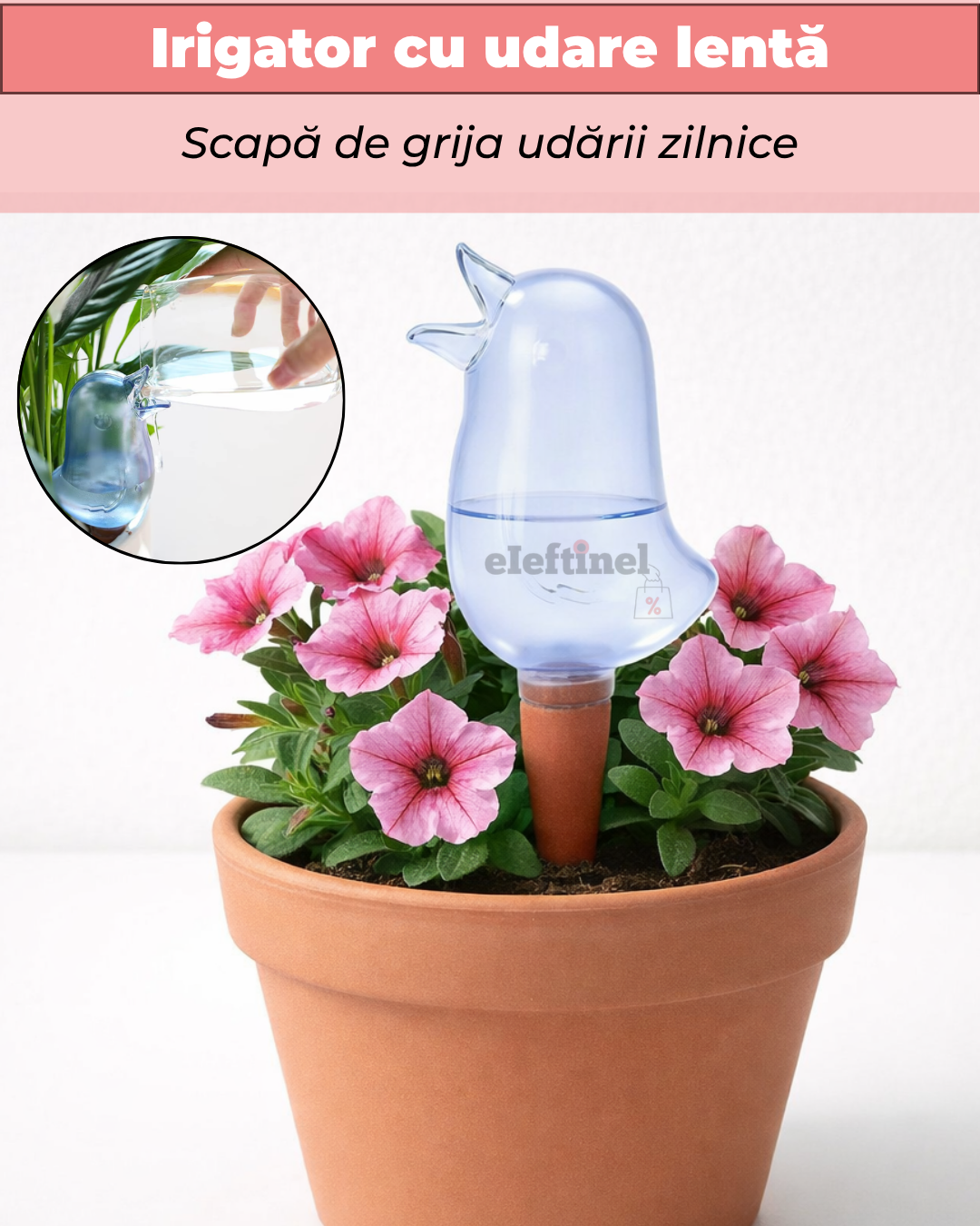 Irigator cu udare lenta